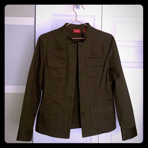 Valerie Stevens Jackets & Blazers - Valerie Stevens Green Utility Jacket NWOT